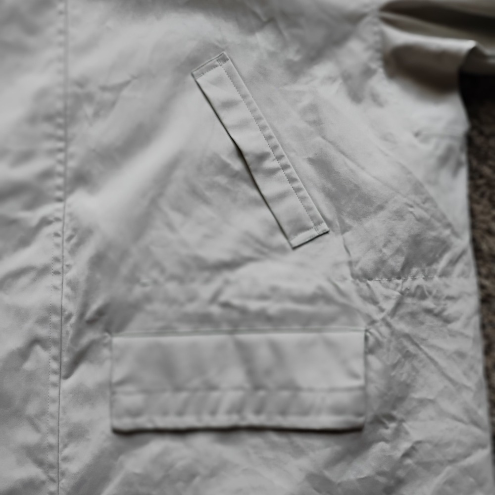 Nautica 4XL Men's Jacket – Off-White, Hidden Hood, Quilted Lining, Dual Closure - Picture 7 of 10